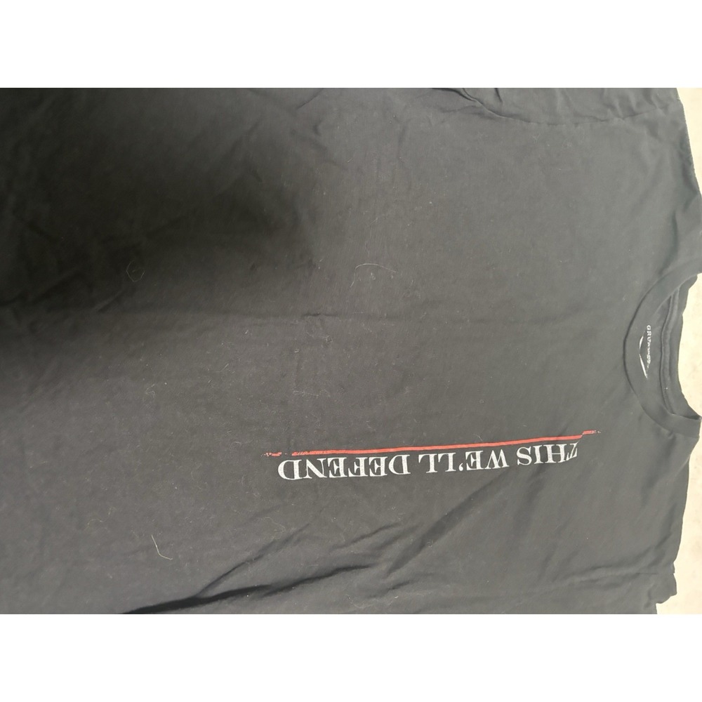 Grunt Style TShirt "This We'll Defend" XL Black Short‎ Sleeve Crewneck Cotton